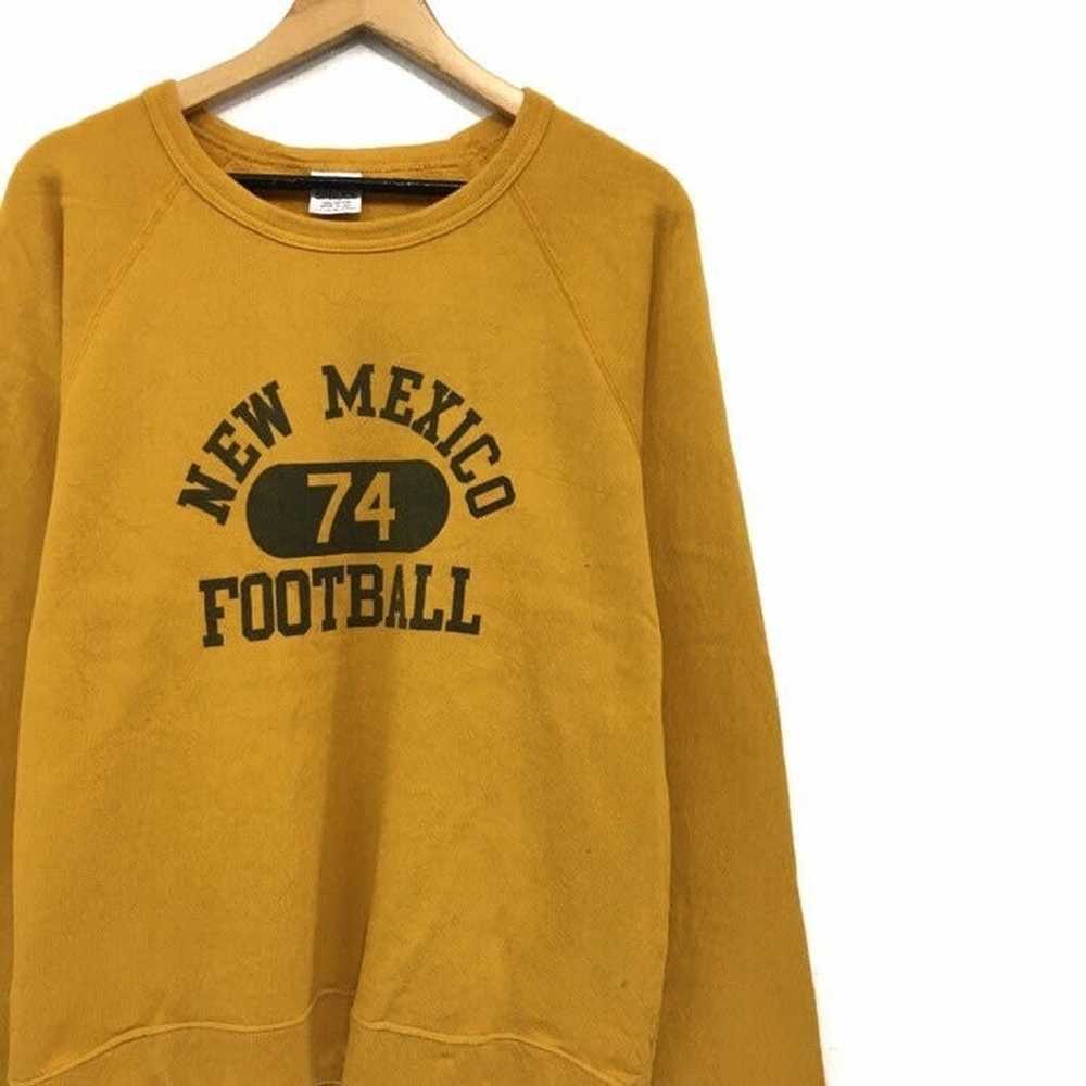 Vintage New Mexico Football Crewneck Sweatshirt B… - image 4