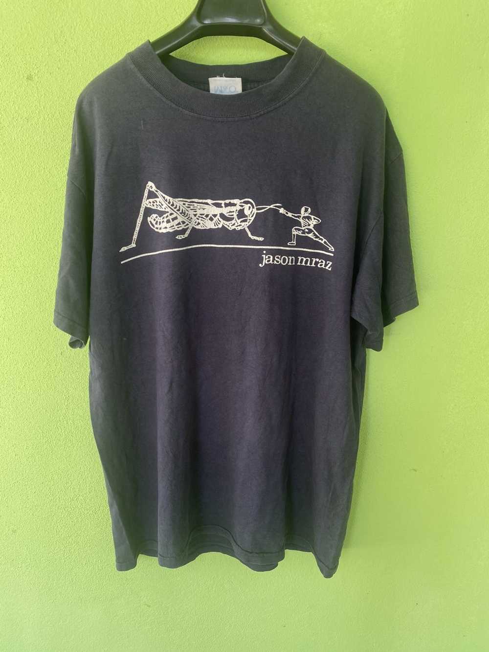 Band Tees VINTAGE JASON MRAZ T-SHIRT PROMO TOUR - image 2