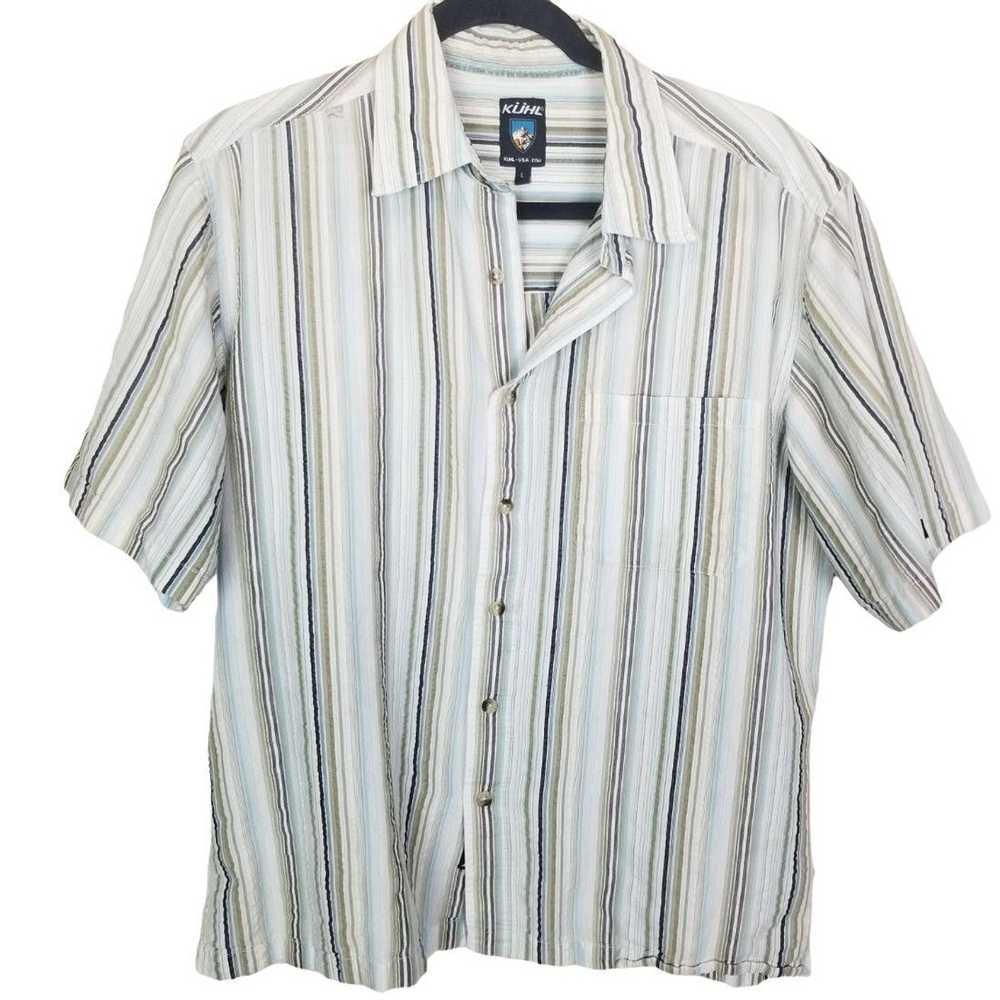 Kuhl Kuhl L Striped Short Sleeves Button Front Sh… - image 1