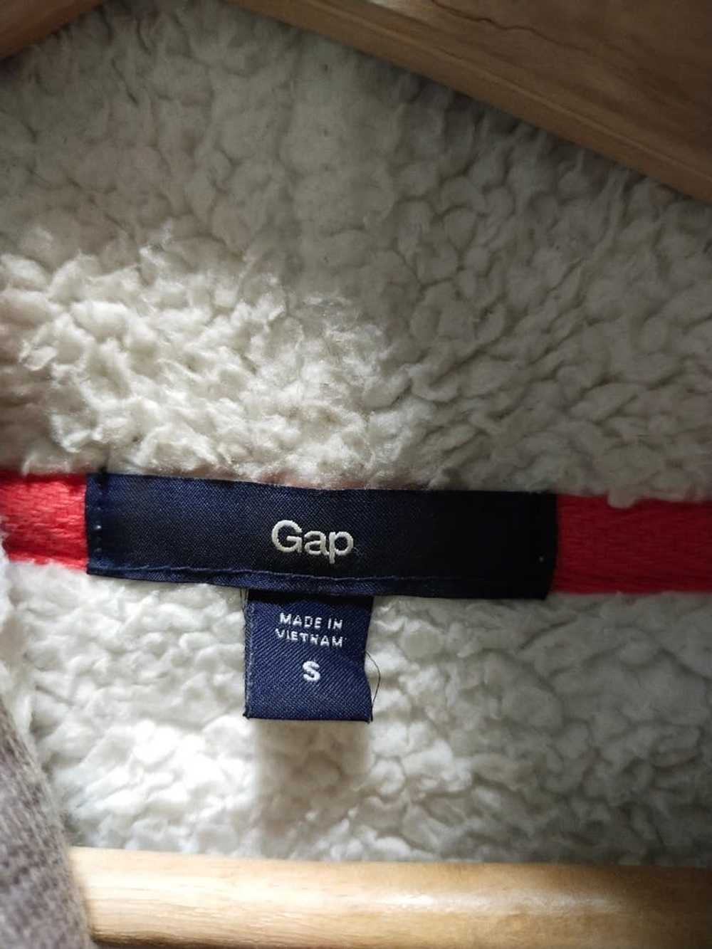 Gap × Streetwear Women GAP Blank Hoodie Fleece Fu… - image 10