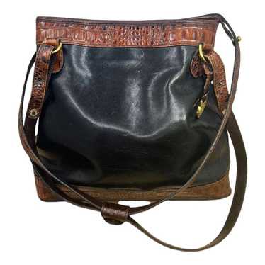 Brahmin, Bags, Brahmin Vintage New Directions Bucket Crossbody Bag Purse  Zipper Leather 8s