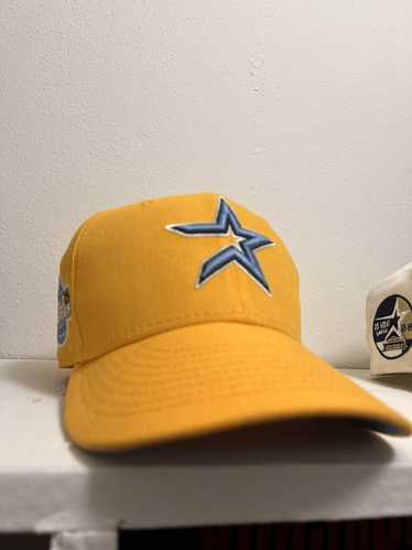 HOUSTON ASTROS 45TH ANNIVERSARY OLD GOLD OTC NEW ERA FITTED CAP –  SHIPPING DEPT