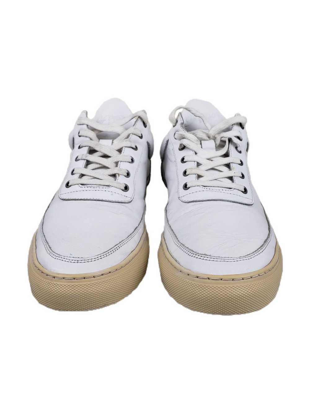 Filling Pieces Filling Pieces White Leather Sneak… - image 2