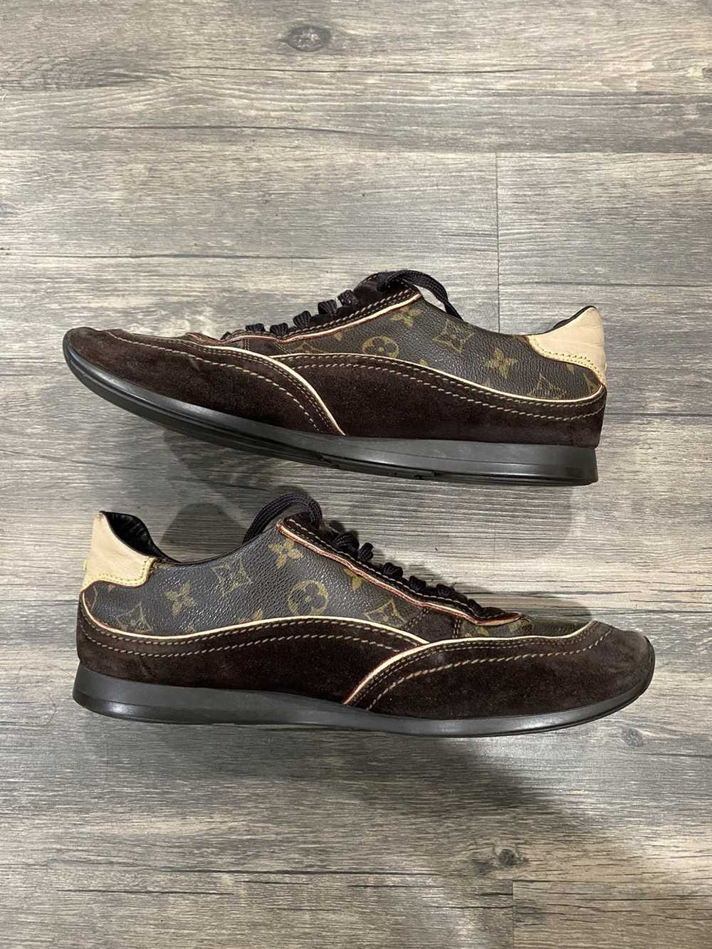 LOUIS VUITTON Monogram / Low-cut sneakers / UK6.5 / BRW / Leather