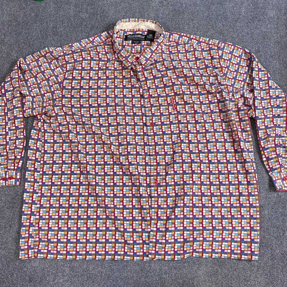 Pelle Pelle × Vintage Pele Pele Mens Shirt 5XL Mu… - image 1
