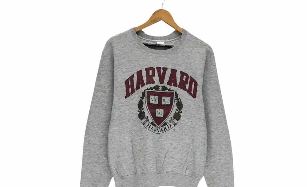 Harvard Vintage 90s Harvard University Crewneck S… - image 2