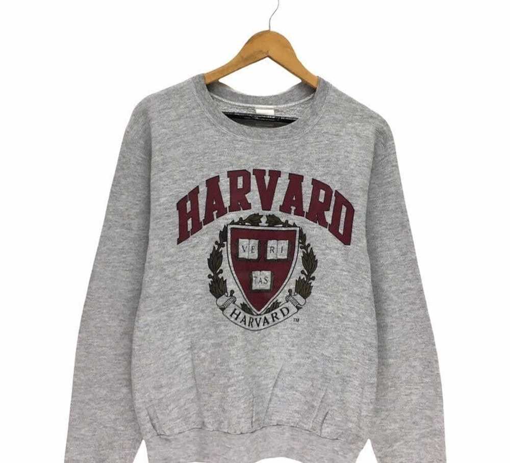Harvard Vintage 90s Harvard University Crewneck S… - image 3