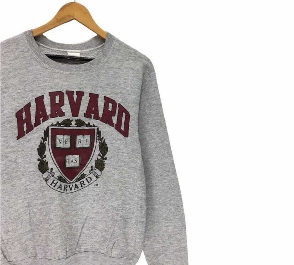 Harvard Vintage 90s Harvard University Crewneck S… - image 4
