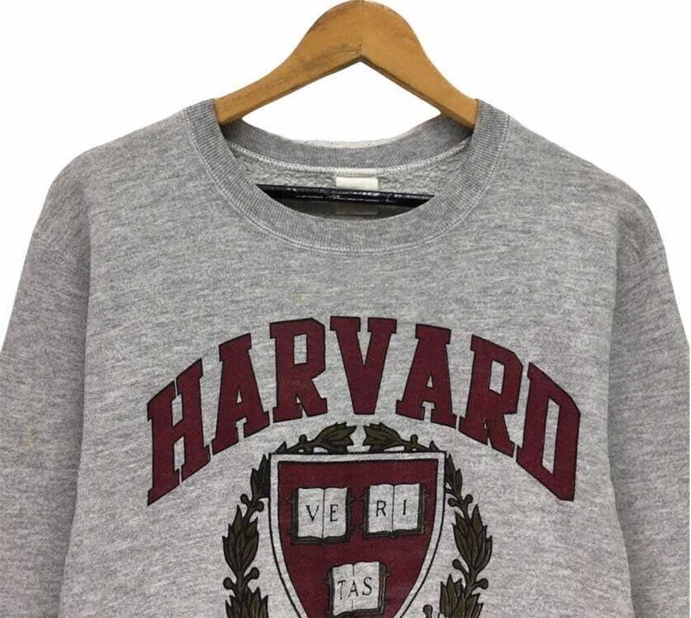 Harvard Vintage 90s Harvard University Crewneck S… - image 5