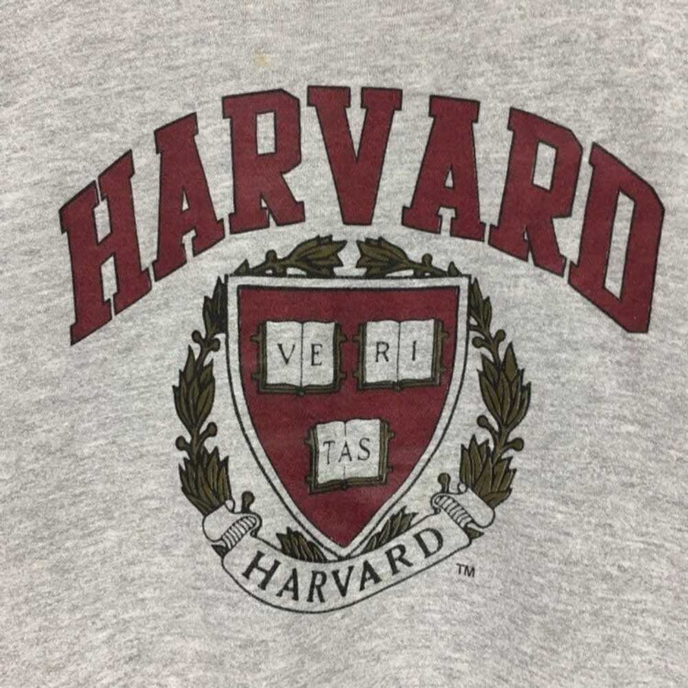 Harvard Vintage 90s Harvard University Crewneck S… - image 6