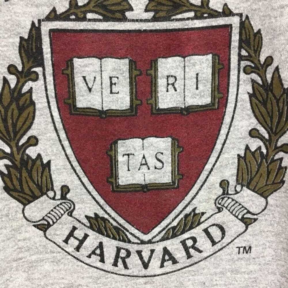 Harvard Vintage 90s Harvard University Crewneck S… - image 7
