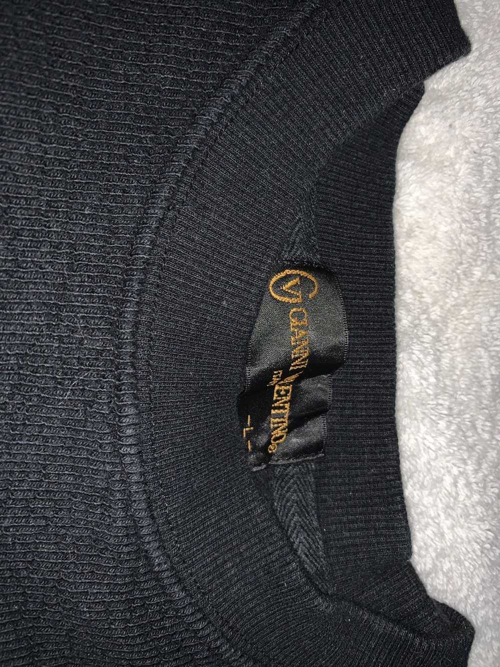 Other Vintage Gianni Valentino black sweater size… - image 2