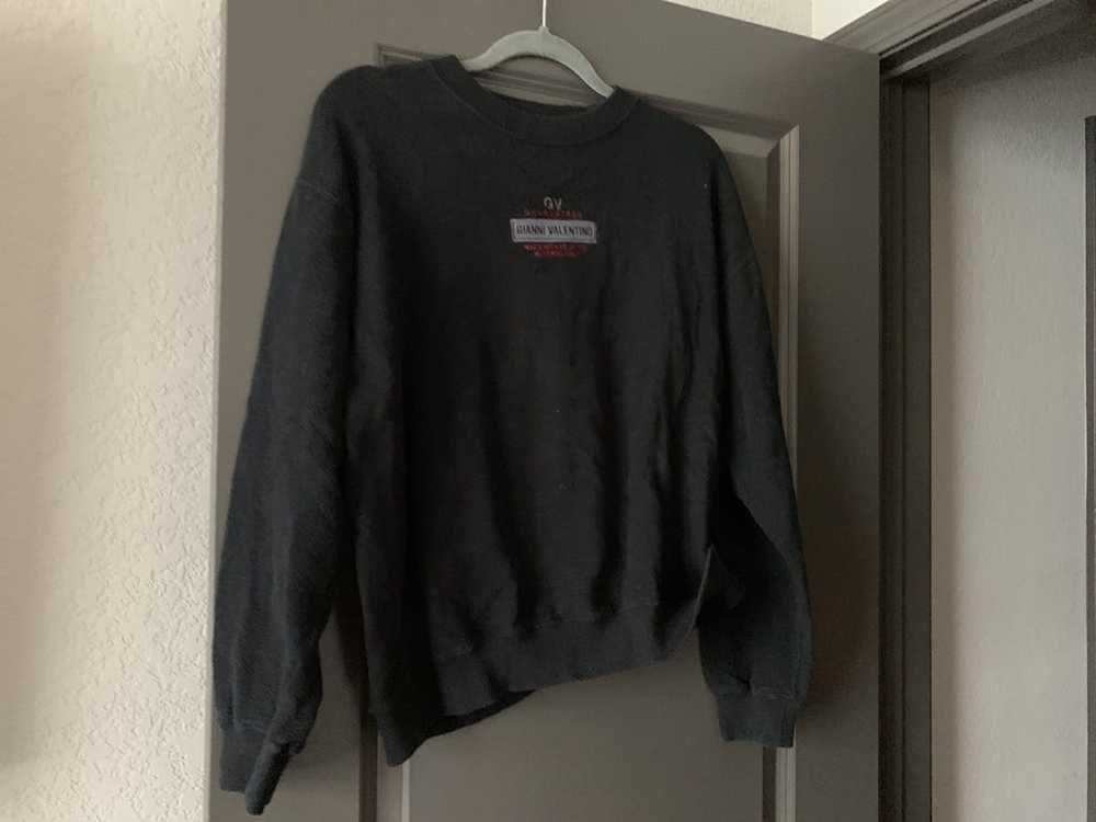 Other Vintage Gianni Valentino black sweater size… - image 4