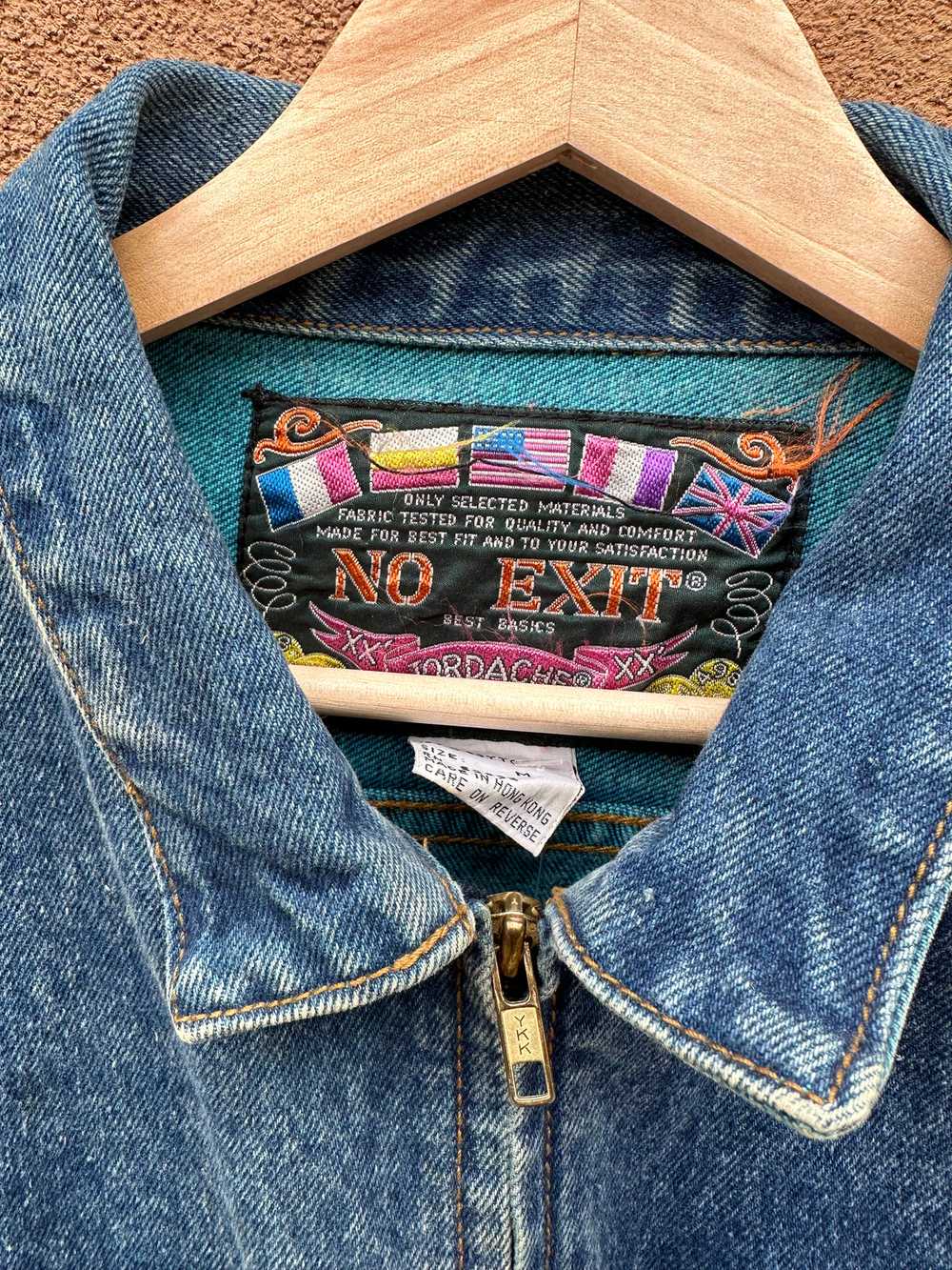 1980's No Exit Jordache Jean Jacket - image 2