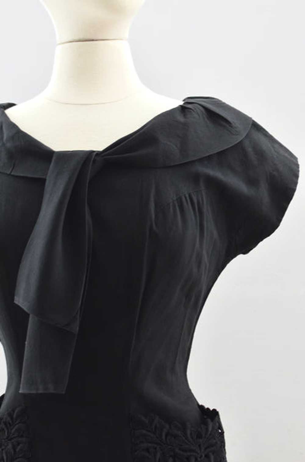 50's Lace Pocket Dress / small medium - image 2