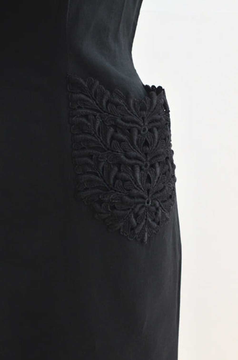 50's Lace Pocket Dress / small medium - image 3