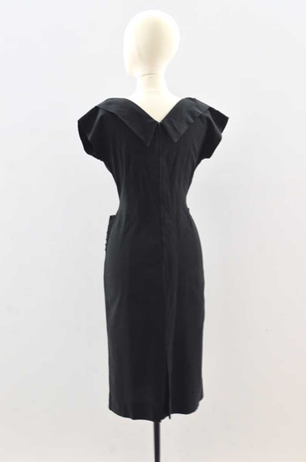 50's Lace Pocket Dress / small medium - image 4