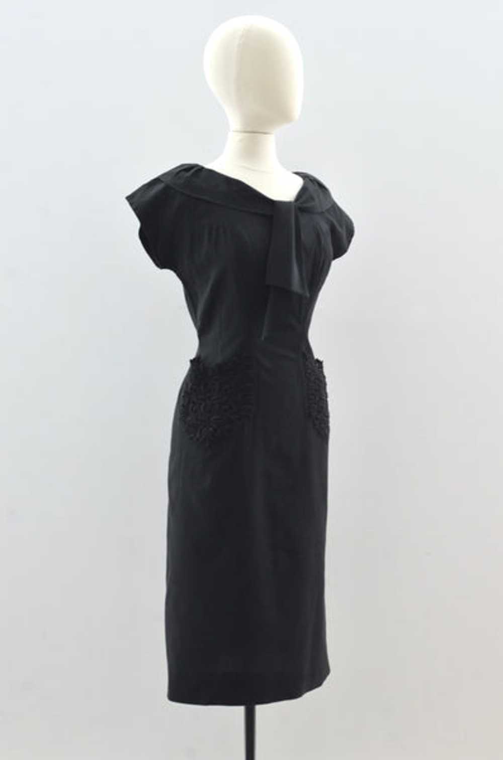 50's Lace Pocket Dress / small medium - image 5