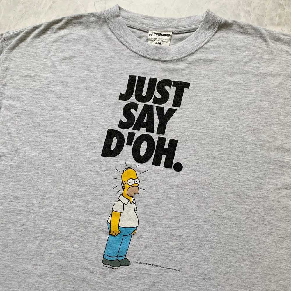 Vintage VTG 90s THE SIMPSONS JUST SAY D'OH HOMER … - image 2