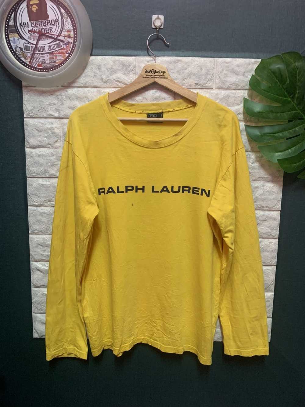 Polo Ralph Lauren × Vintage RARE!! Long Sleeve Po… - image 1