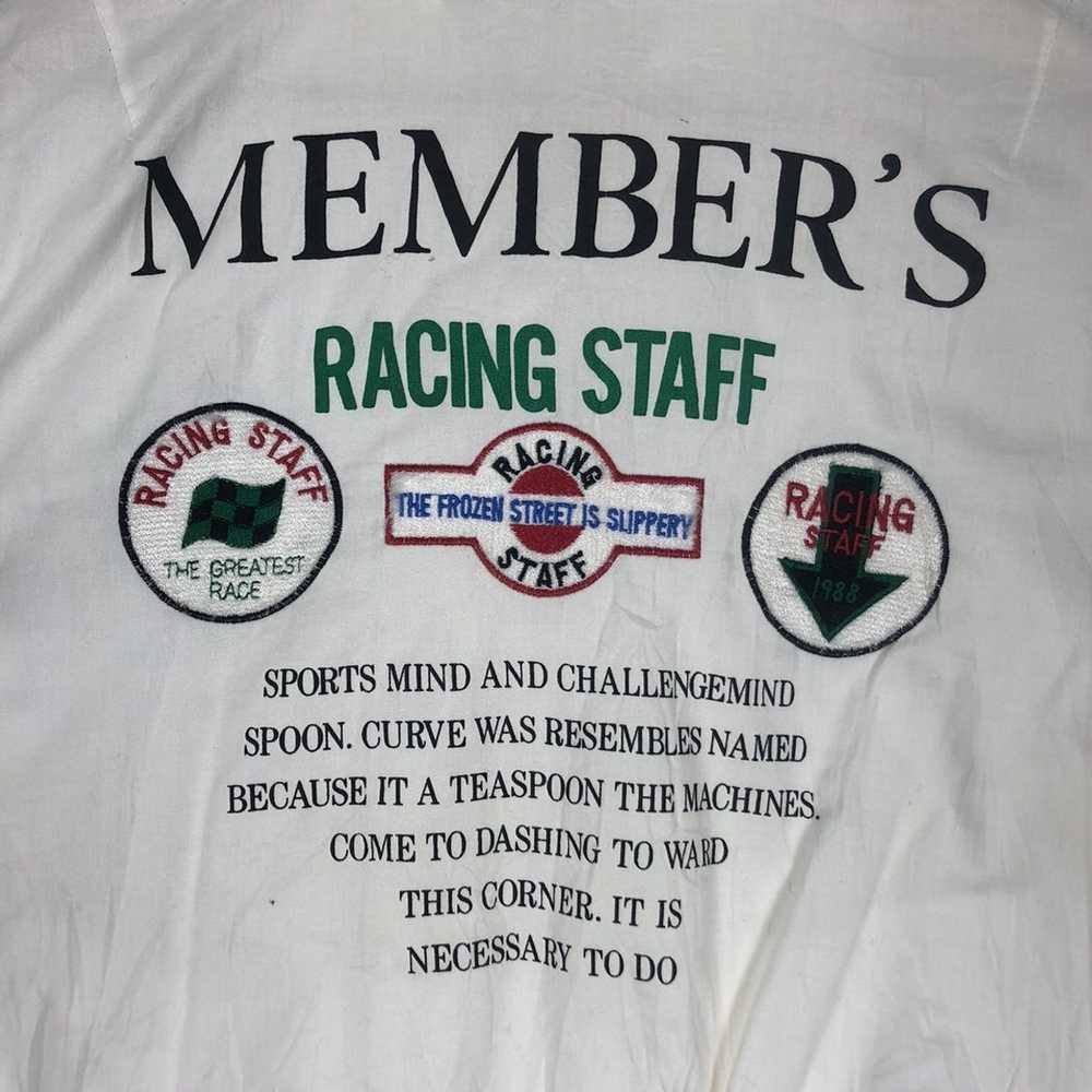 Racing × Sportswear × Vintage The racing staff bo… - image 9