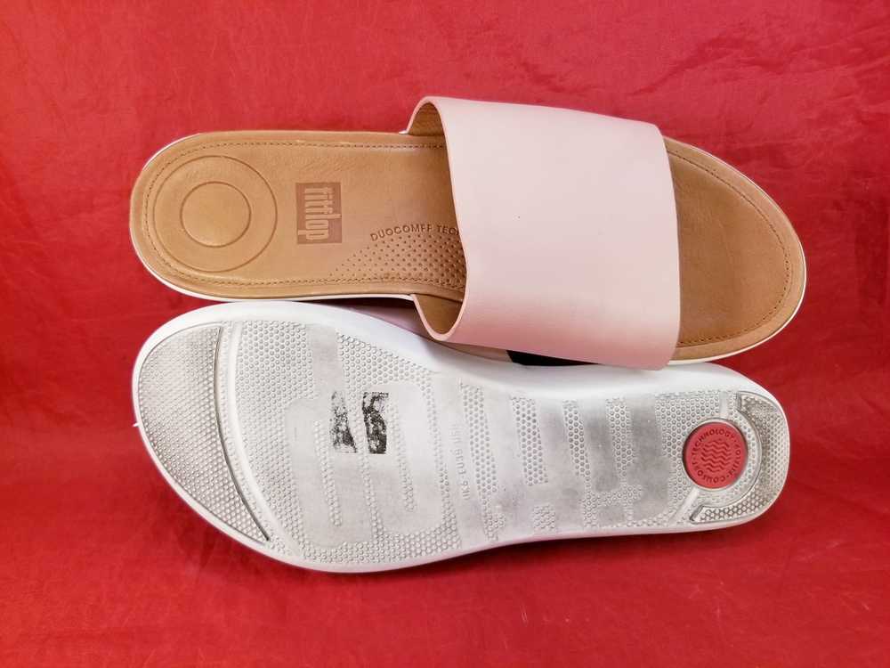 Other fitflop slides pink leather women sandals - image 9