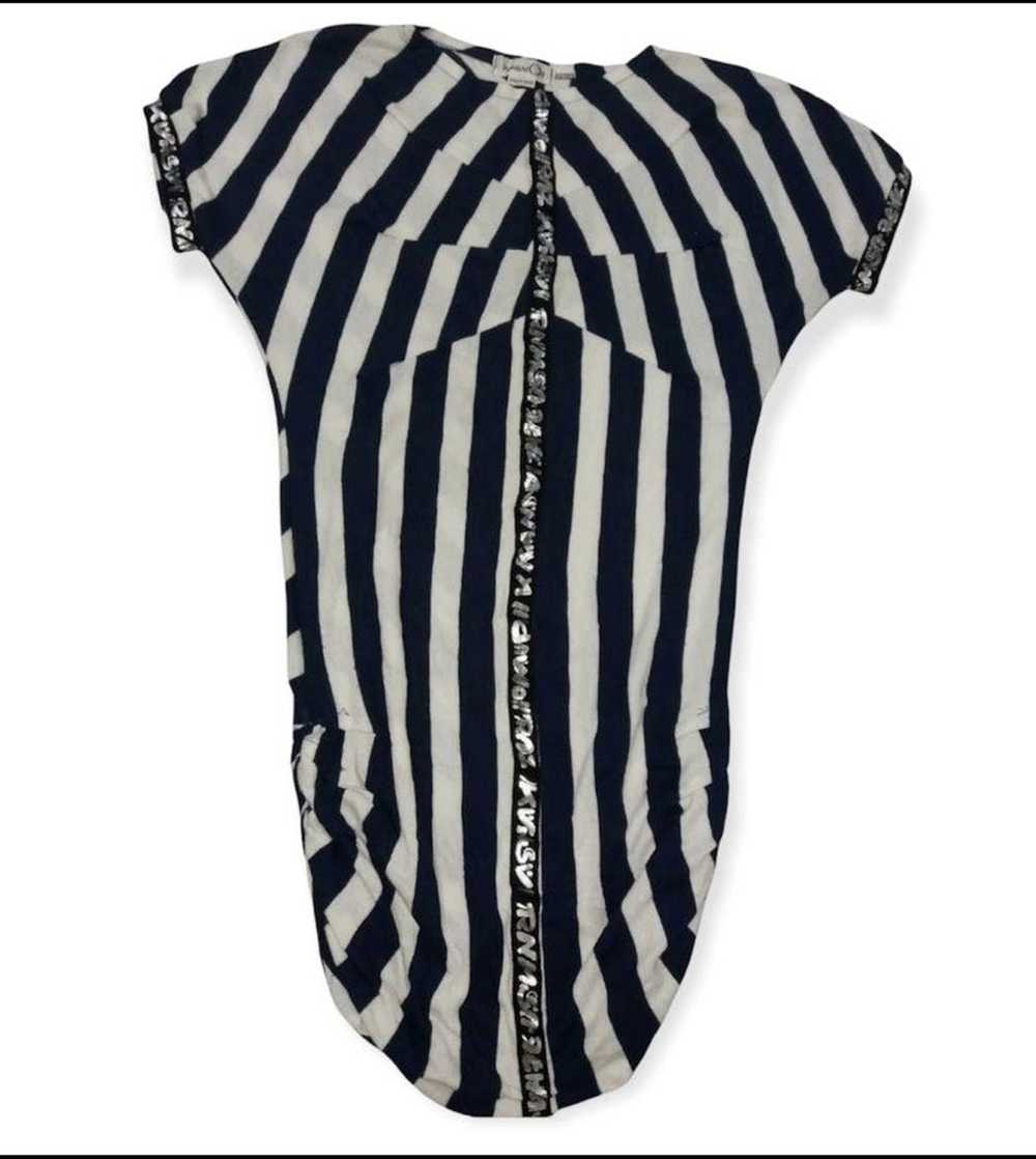 Kansai Yamamoto KANSAI YAMAMOTO ZEBRA MID DRESS - image 2