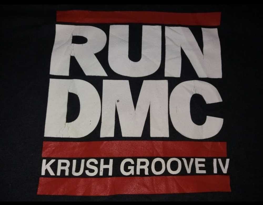 Rap Tees × Run Dmc RARE VINTAGE RUN DMC KRUSH GRO… - image 2