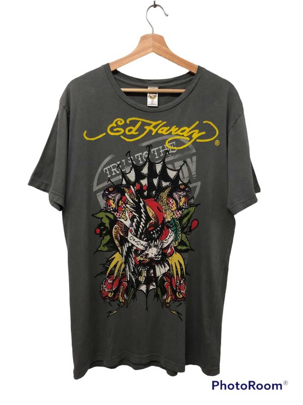 Ed Hardy × Streetwear RARE!! ED HARDY TSHIRT - image 1