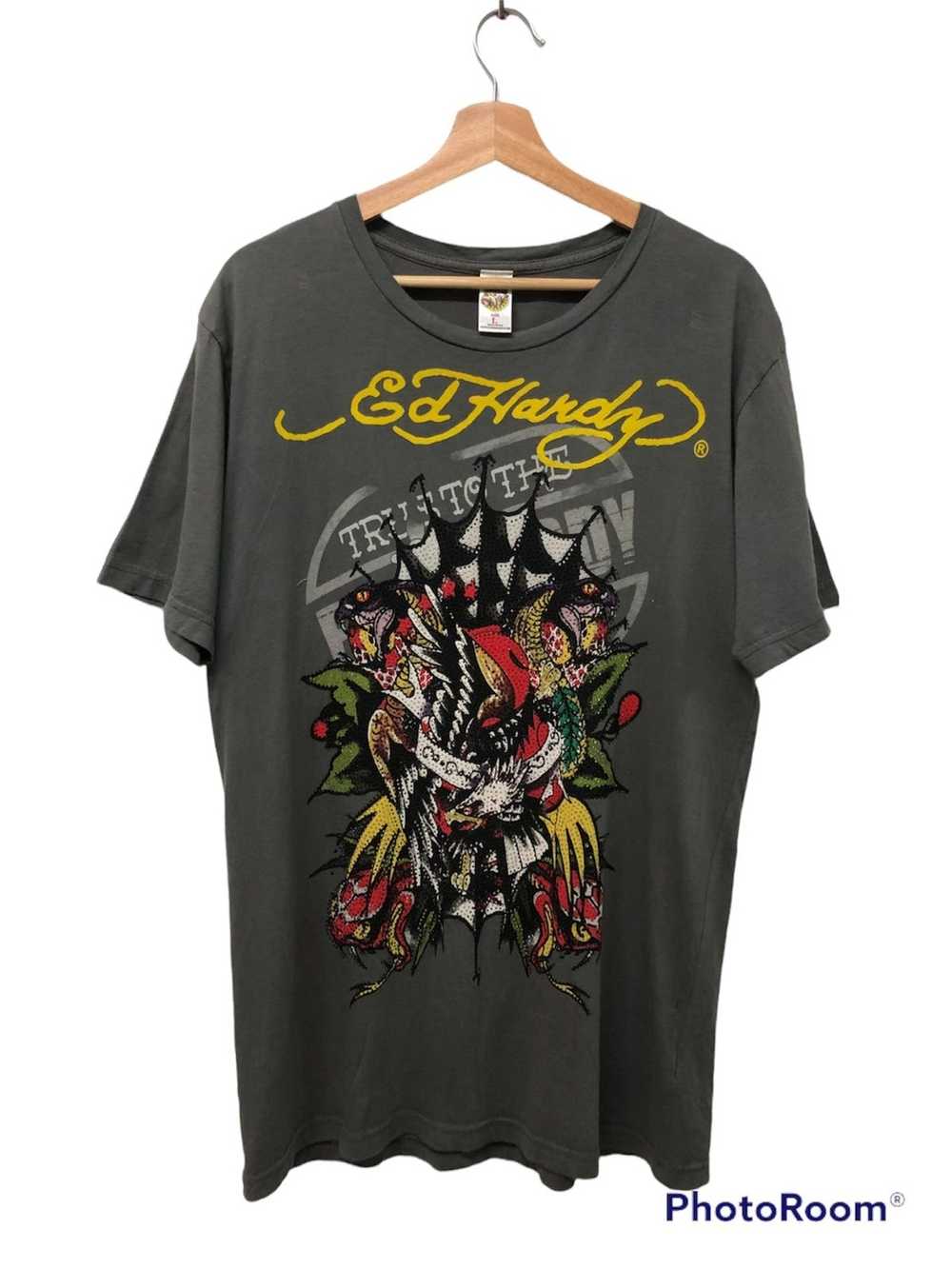 Ed Hardy × Streetwear RARE!! ED HARDY TSHIRT - image 2