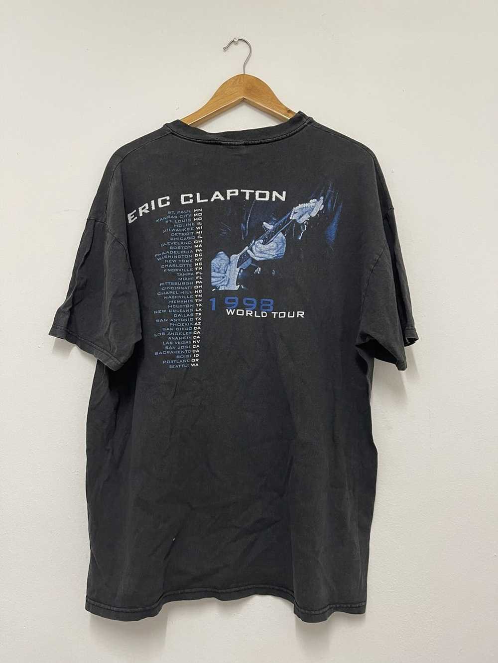 Band Tees × Vintage Vintage Eric Clapton “ World … - image 3