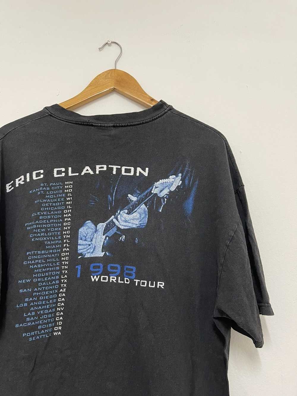 Band Tees × Vintage Vintage Eric Clapton “ World … - image 4