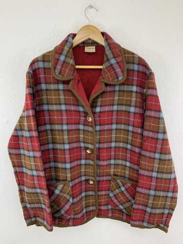 Brand × Vintage Damart Tartan Tweed Jacket