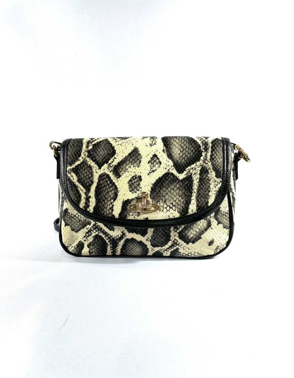 Vivienne Westwood Snake Skin Orb Crossbody Bag - image 2