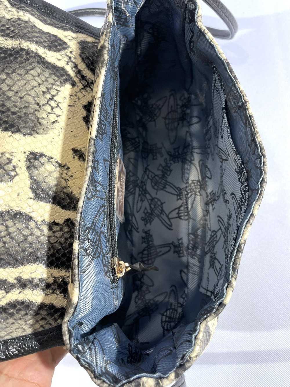 Vivienne Westwood Snake Skin Orb Crossbody Bag - image 7