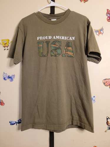 Alstyle Proud American USA Tshirt