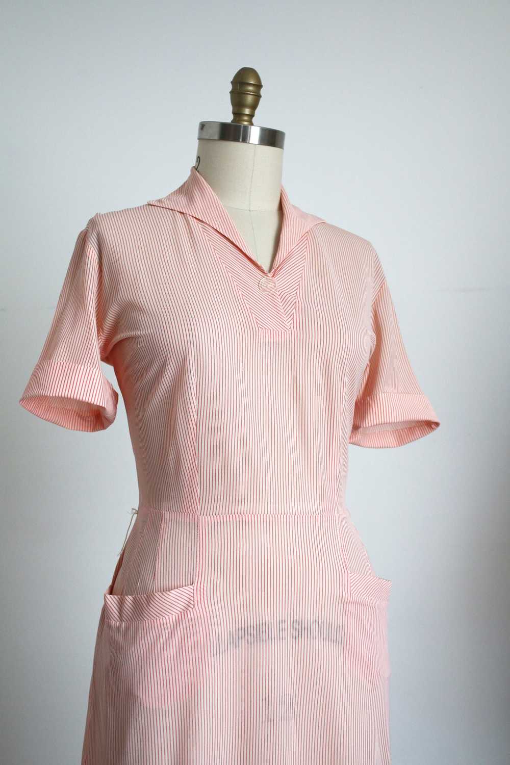 vintage 1950s sheer dress {L} - image 2