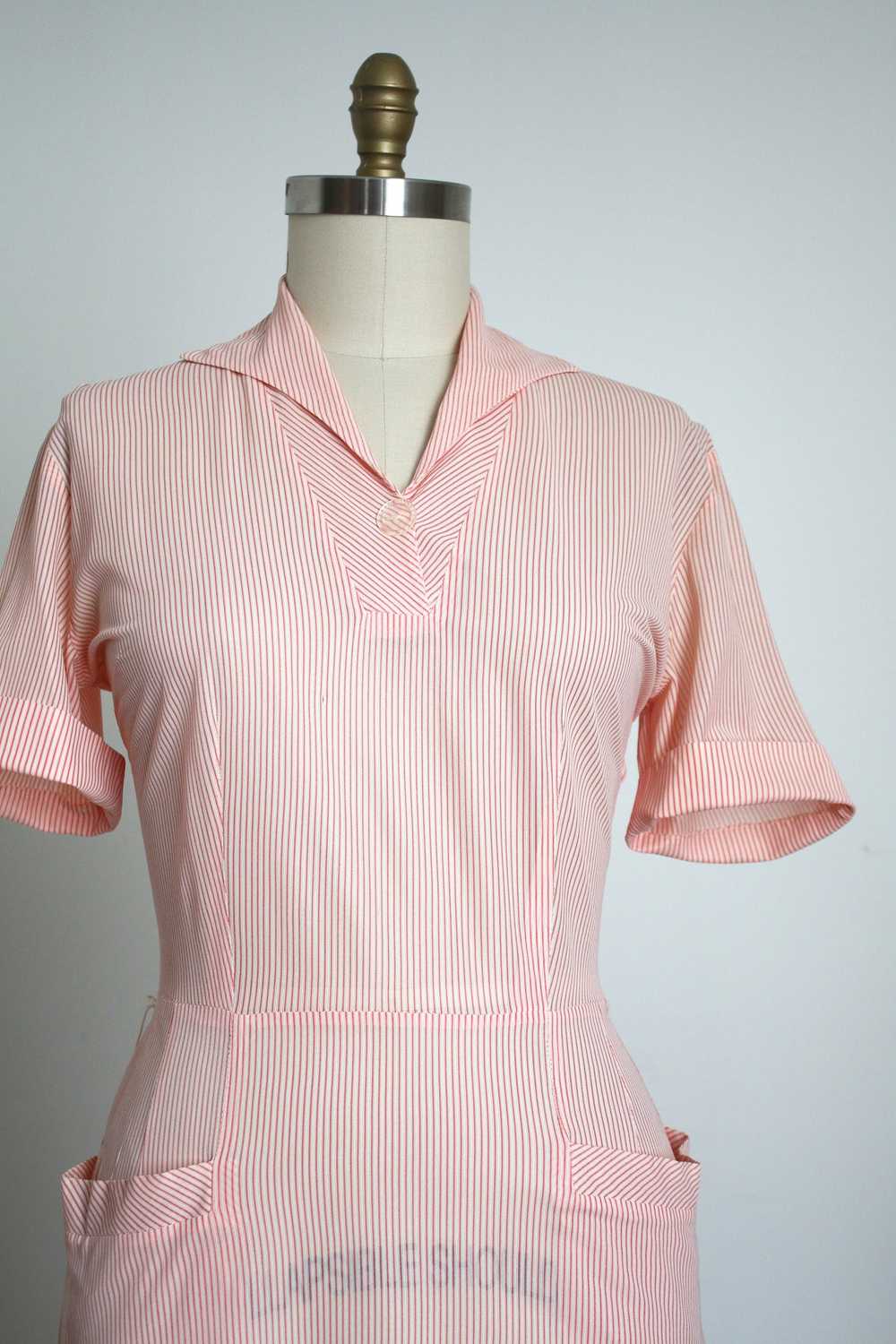 vintage 1950s sheer dress {L} - image 3