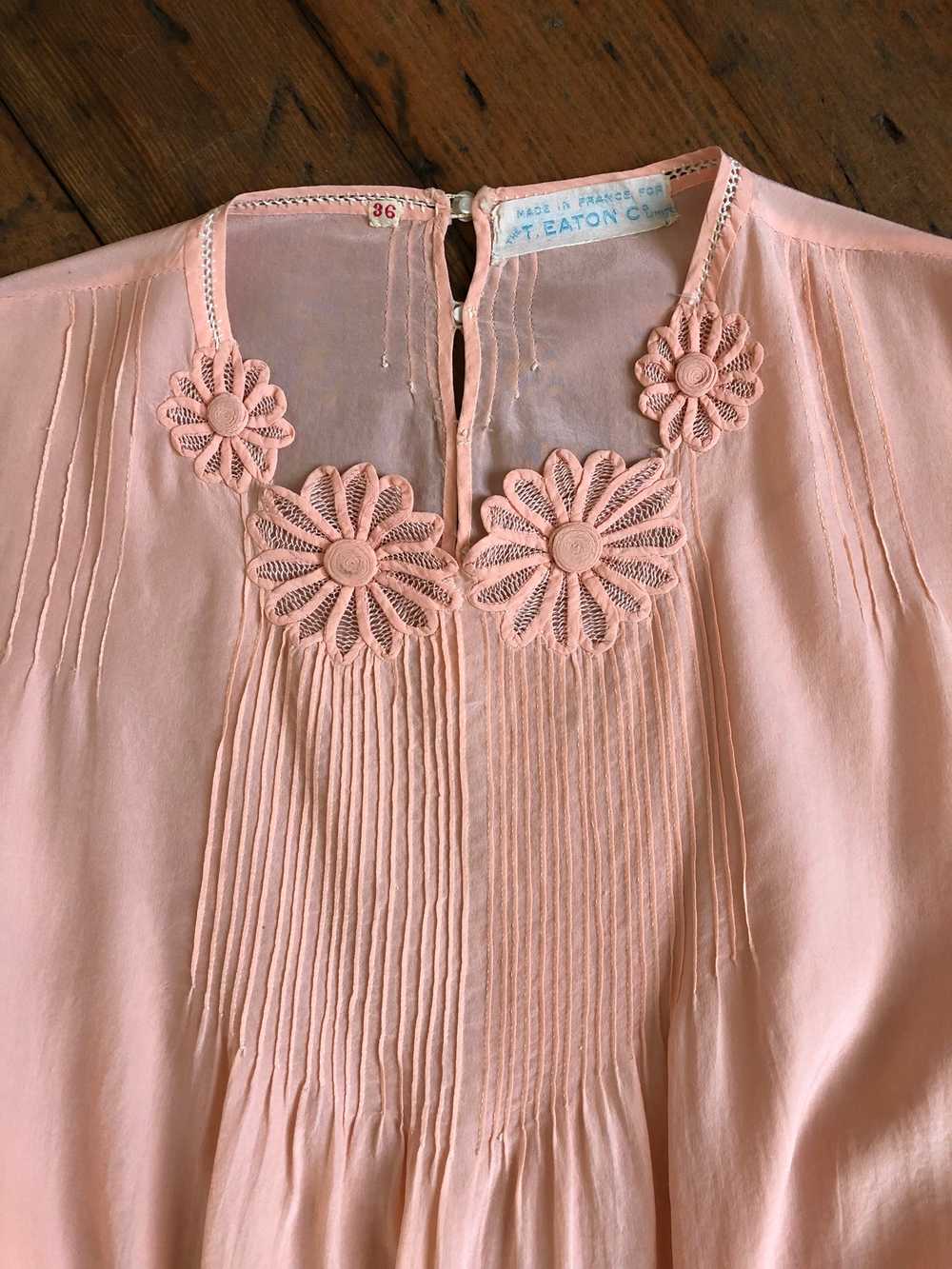 vintage 1930s silk blouse {M/L} - image 5