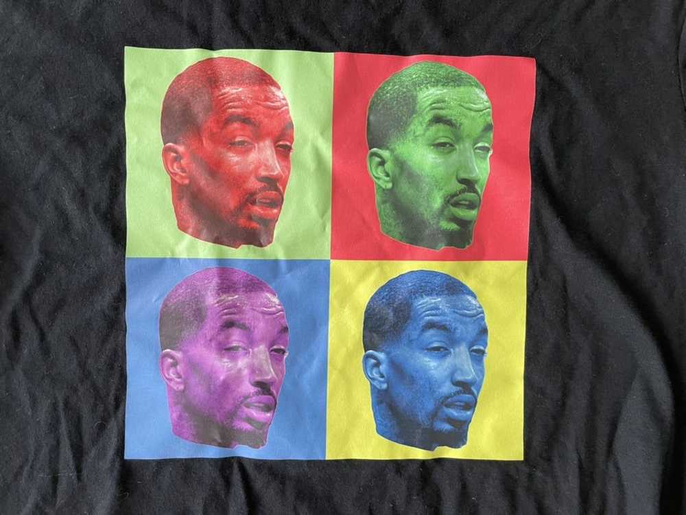 NBA JR Smith Meme Face Andy Warhol Pop Art T-Shirt - image 3