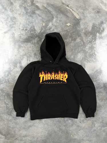 Thrasher Thrasher OG Black Flames / Fire Skate Log