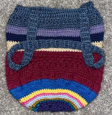 Handmade Y2K Hand Knit, over the shoulder handbag.