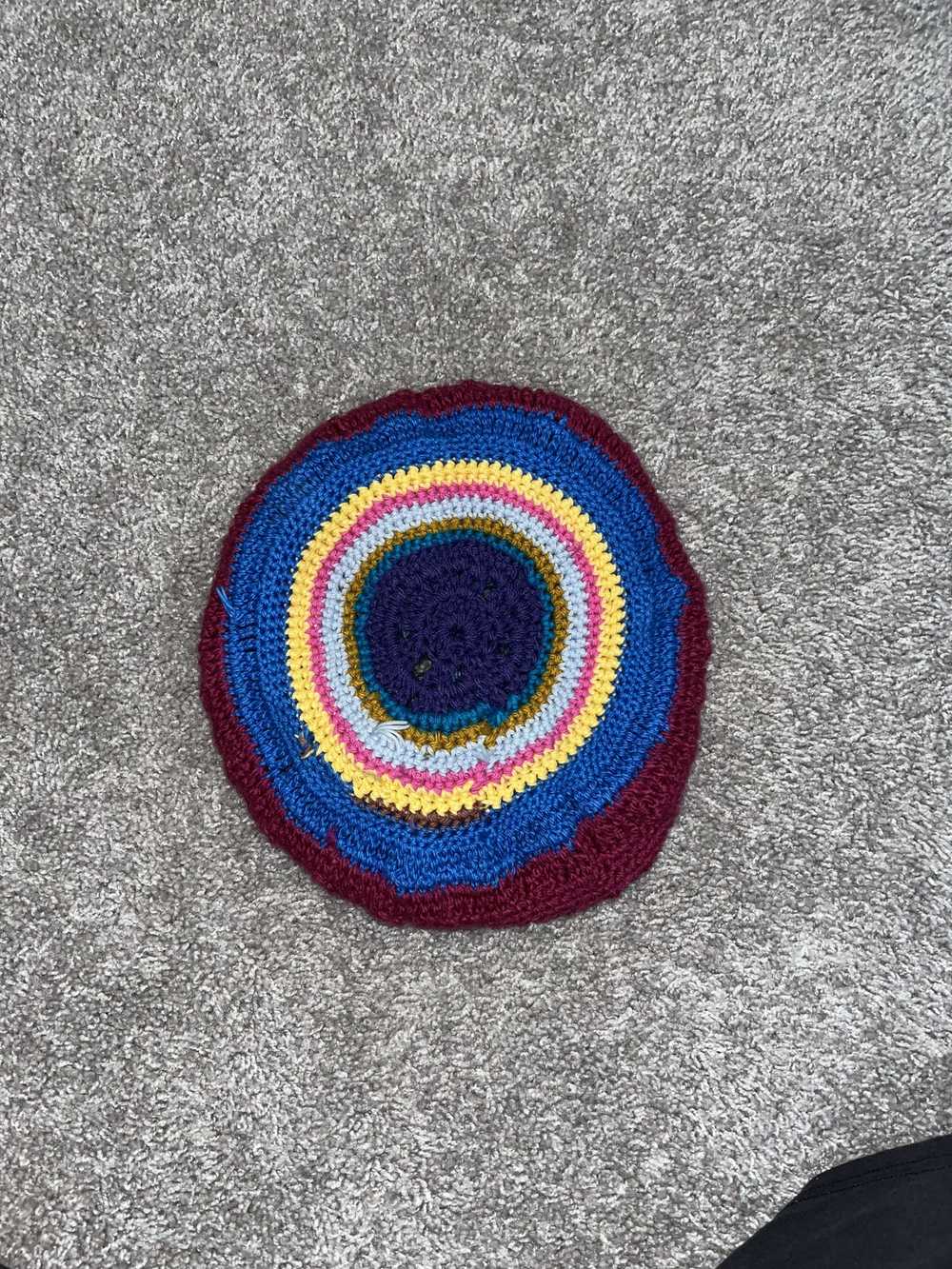 Handmade Y2K Hand Knit, over the shoulder handbag. - image 4