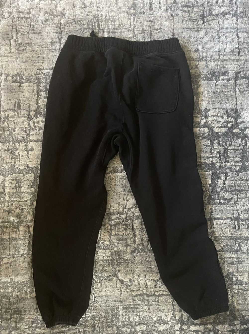 Made In Usa Black Cuffed Bottom Sweatpants - image 2