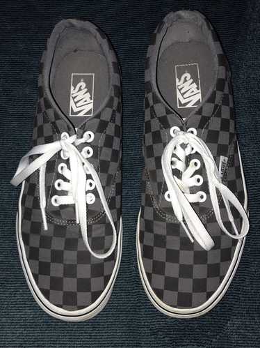 Vans Vans black and gray checkered canvas