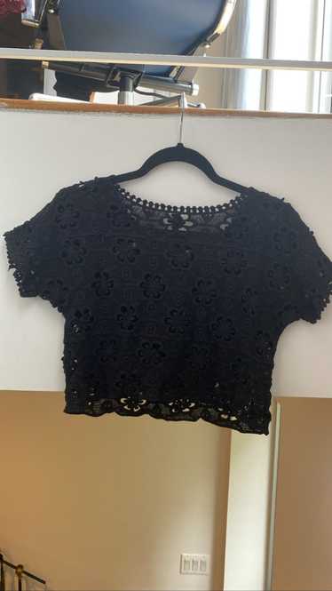 Unlisted NELLA FANTASIA Crochet Blouse ⊛ BLACK ⊛ G