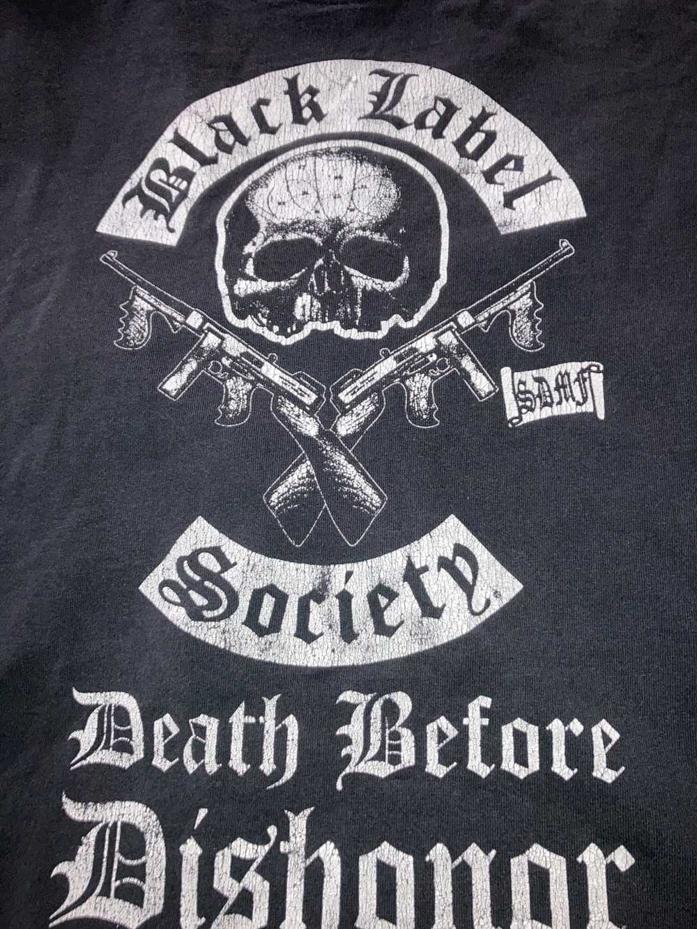 Vintage VTG Black Label Death Before Dishonor Gun… - image 2