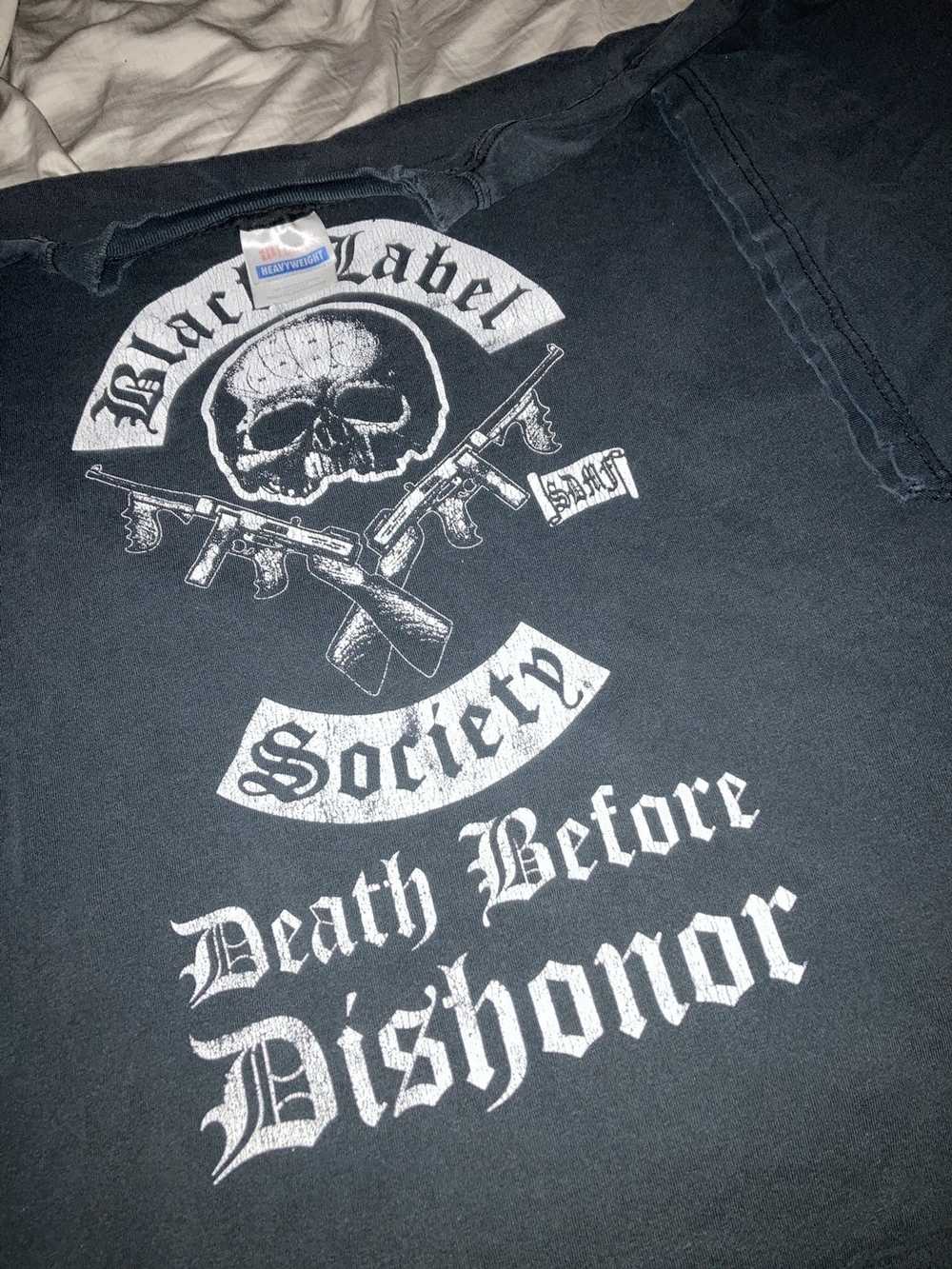 Vintage VTG Black Label Death Before Dishonor Gun… - image 4