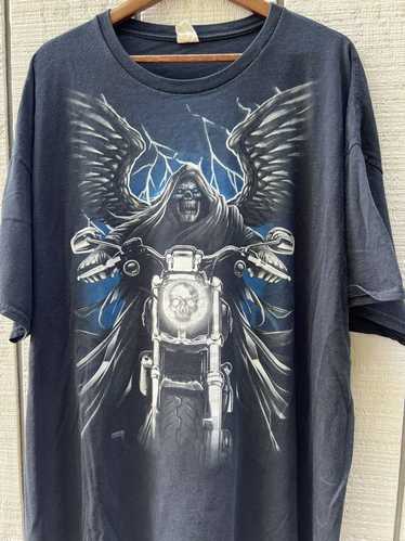 Harley Davidson × Streetwear Y2K Skull Bike Tee