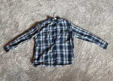 Faded Glory Vintage Blue Flannel - image 1